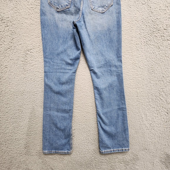Old Navy Jeans Womens 4 (26x31) Blue Kicker Boot-Cut Extra High-Rise Secret Slim - Picture 8 of 12